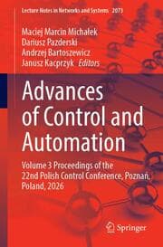 Cover von Advances of Control and Automation