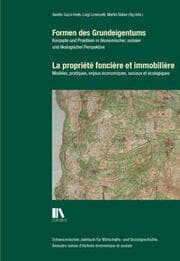 Cover von Formen des Grundeigentums - La propriété foncière et immobilière