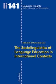 Cover von The Sociolinguistics of Language Education in International Contexts
