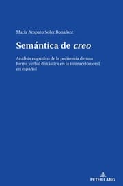 Cover von Semántica de creo