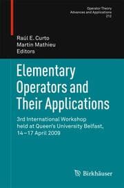Cover von Elementary Operators and Their Applications