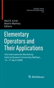 Cover von Elementary Operators and Their Applications
