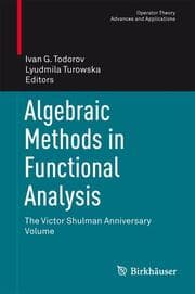 Cover von Algebraic Methods in Functional Analysis