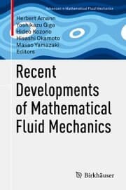 Cover von Recent Developments of Mathematical Fluid Mechanics
