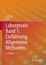 Cover von Laborpraxis 1: Einführung, Allgemeine Methoden