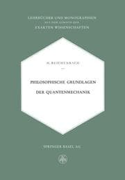 Cover von Philosophische Grundlagen der Quantenmechanik