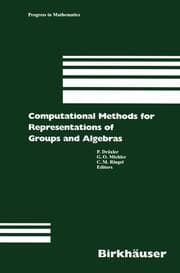 Cover von Computational Methods for Representations of Groups and Algebras