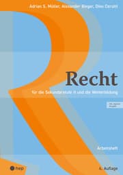 Cover von Recht Arbeitsheft