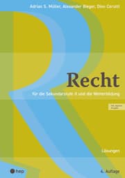 Cover von Recht Lösungen