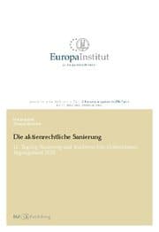 Cover von Die aktienrechtliche Sanierung
