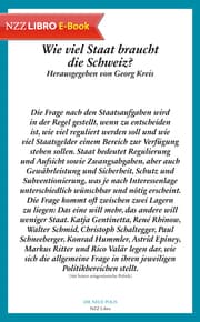 Cover von Wie viel Staat braucht die Schweiz? (E-Book)
