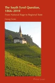Cover von The South Tyrol Question, 1866-2010