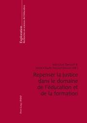 Cover von Repenser la justice dans le domaine de léducation et de la formation