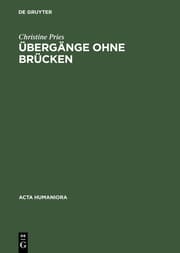 Cover von Übergänge ohne Brücken
