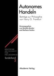 Cover von Autonomes Handeln