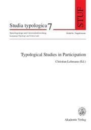 Cover von Typological Studies in Participation