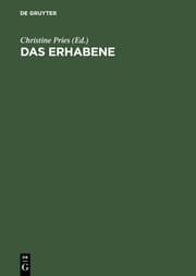 Cover von Das Erhabene