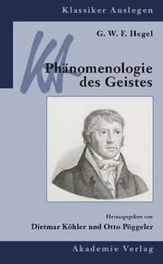 Cover von Phänomenologie des Geistes
