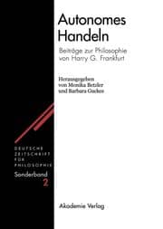 Cover von Autonomes Handeln