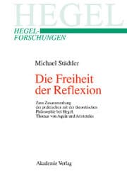 Cover von Die Freiheit der Reflexion