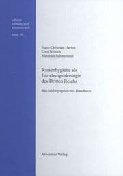 Cover von Rassenhygiene als Erziehungsideologie des Dritten Reichs