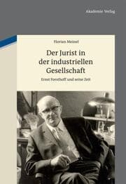 Cover von Der Jurist in der industriellen Gesellschaft