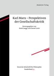 Cover von Karl Marx - Perspektiven der Gesellschaftskritik