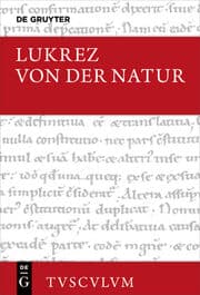 Cover von Von der Natur/De rerum natura