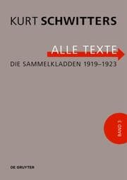 Cover von Die Sammelkladden 1919-1923