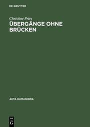 Cover von Übergänge ohne Brücken