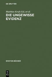 Cover von Die ungewisse Evidenz