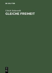 Cover von Gleiche Freiheit