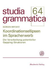 Cover von Koordinationsellipsen im Spracherwerb