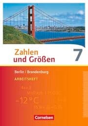 Cover von Zahlen und Größen - Berlin und Brandenburg - 7. Schuljahr