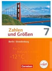 Cover von Zahlen und Größen - Berlin und Brandenburg - 7. Schuljahr