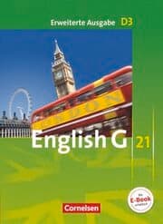 Cover von English G 21 - Erweiterte Ausgabe D - Band 3: 7. Schuljahr