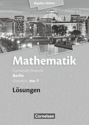 Cover von Bigalke/Köhler: Mathematik - Berlin - Ausgabe 2010 - Grundkurs 1. Halbjahr