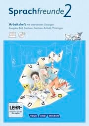 Cover von Sprachfreunde - Sprechen - Schreiben - Spielen - Ausgabe Süd (Sachsen, Sachsen-Anhalt, Thüringen) - Neubearbeitung 2015 - 2. Schuljahr