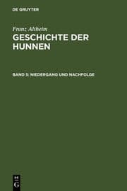 Cover von Niedergang und Nachfolge