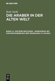 Cover von Weitere Neufunde - Nordafrika bis zur Einwanderung der Wandalen - Du Nuwas