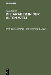 Cover von Nachträge - Das christliche Aksum