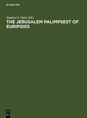 Cover von The Jerusalem Palimpsest of Euripides
