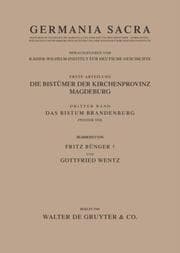 Cover von Das Bistum Brandenburg.Teil 2