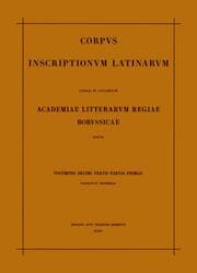 Cover von Inscriptiones Belgicae