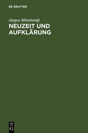 Cover von Neuzeit und Aufklärung
