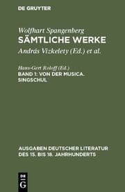 Cover von Von der Musica.Singschul