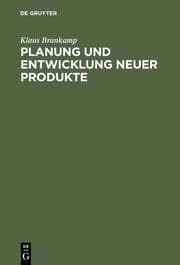 Cover von Planung und Entwicklung neuer Produkte