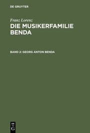 Cover von Georg Anton Benda