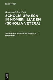 Cover von Scholia ad libros O - T continens
