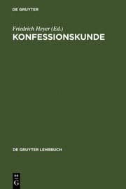 Cover von Konfessionskunde